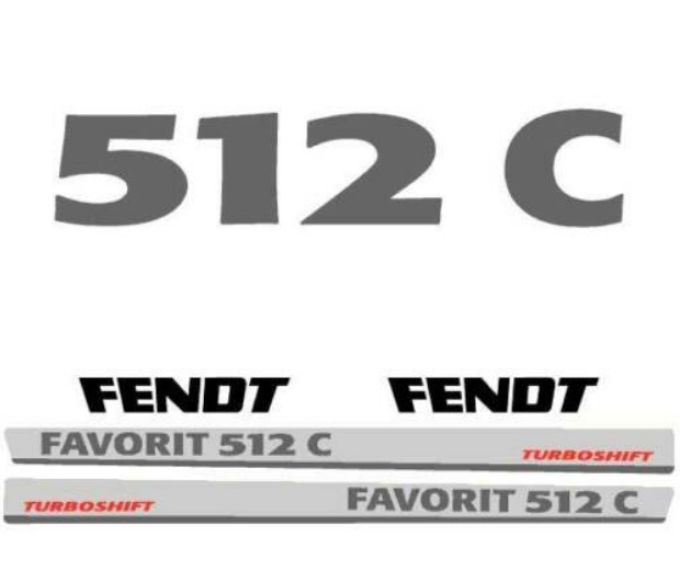 Stickerset Fendt 512C