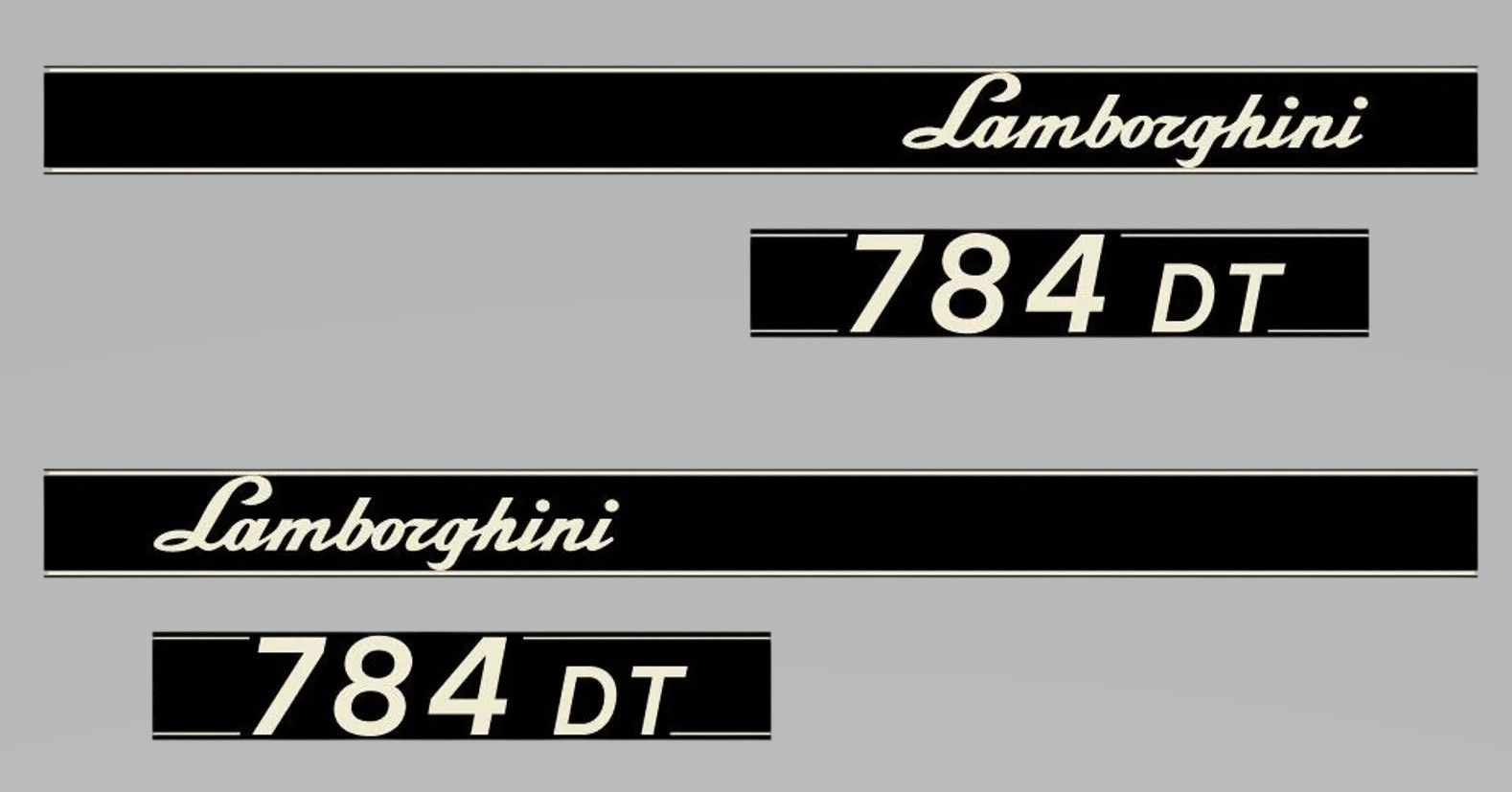 Stickerset Lamborghini 784 DT