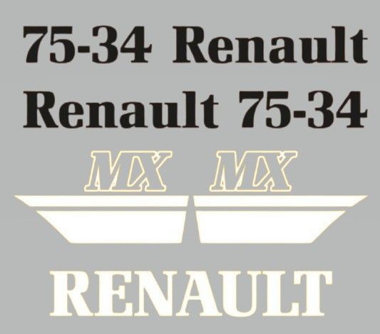Stickerset Renault 75-34 MX