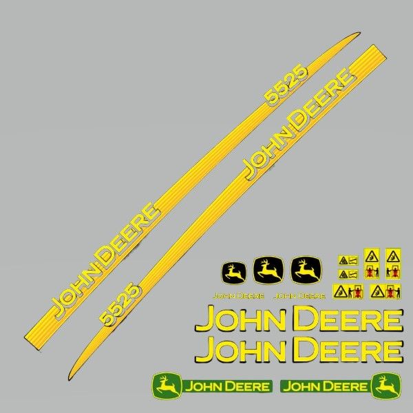 Stickerset John Deere 5525