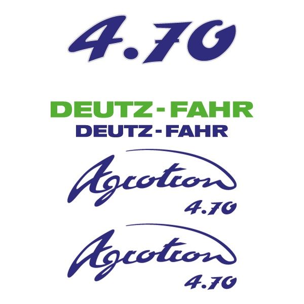 Stickerset Deutz-Fahr Agrotron 4.70