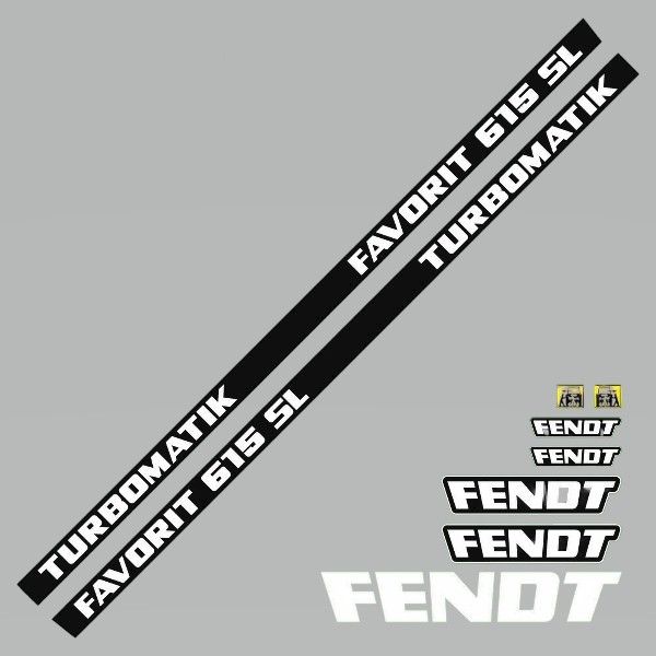 Stickerset Fendt Favorit 615 SL Turbomatik