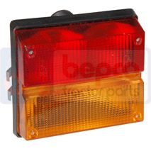 Rear light left RH 188x140x140