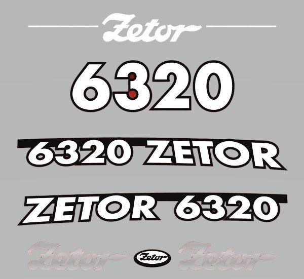 Stickerset Zetor 6320 (2005)