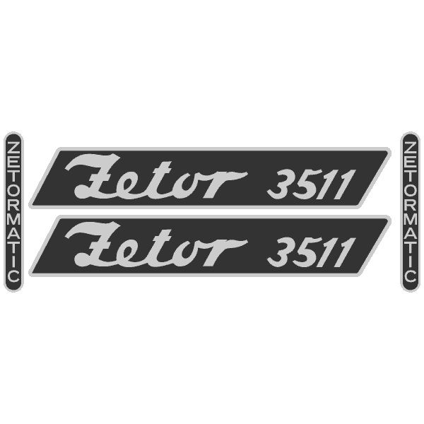 Decal Kit Zetor 3511
