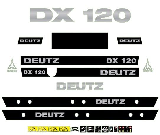 Stickerset Deutz DX 120