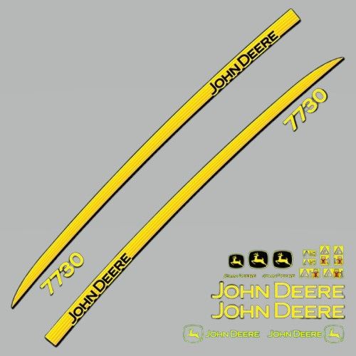 Stickerset John Deere 7730