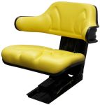 Seat (artificial leather yellow), suitable for John Deere