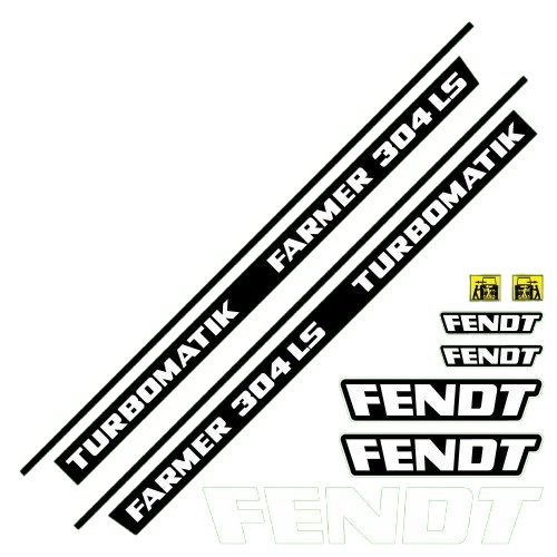 Stickerset Fendt Farmer 304 LS
