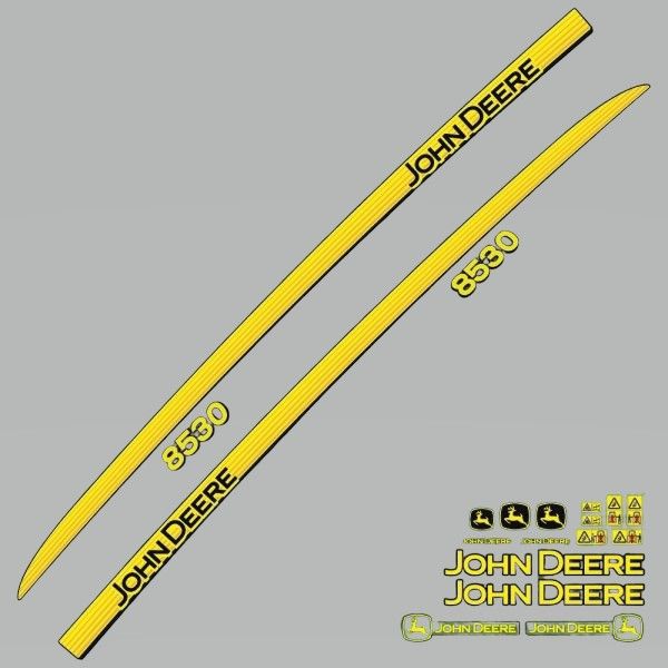 Stickerset John Deere 8530