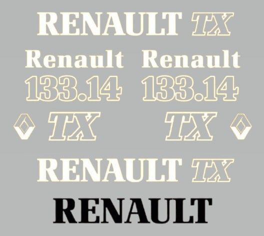 Stickerset Renault 133.14 TX