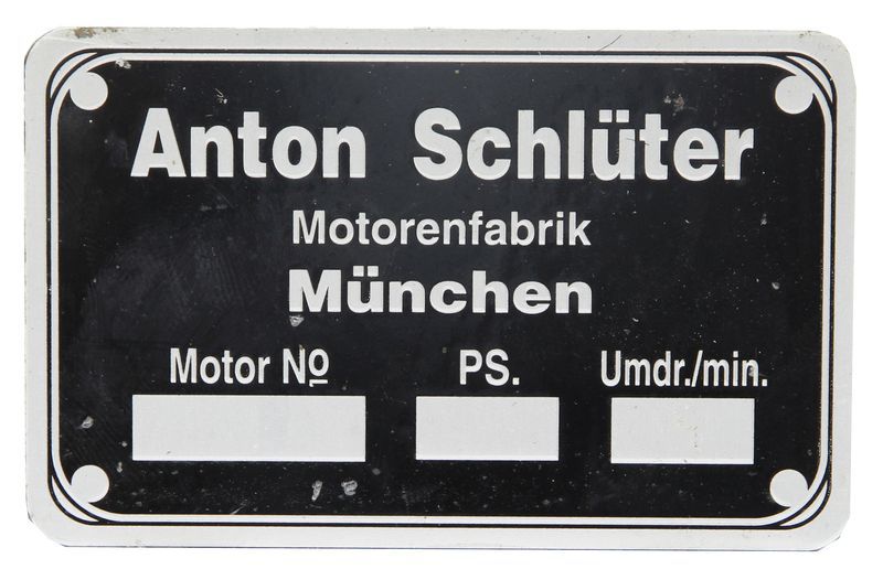 Commission plate Schlüter
