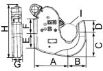 Lower Link Quick Release Weld On Hook CBM -Cat 1/2