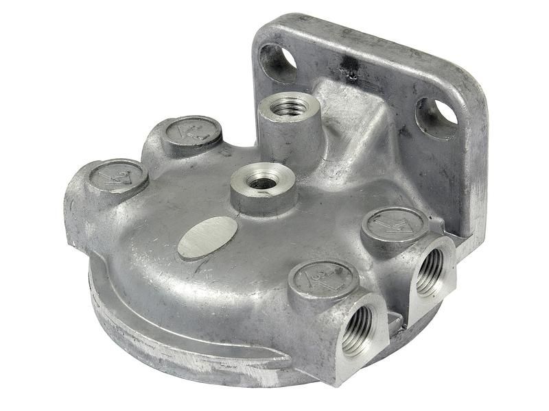 Filter Head Single 1/2" UNF