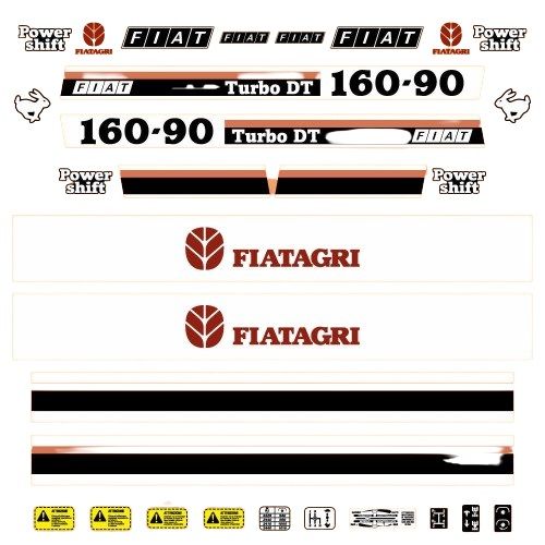 Stickerset Fiat 160-90 DT Turbo