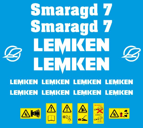Stickerset Lemken Smaragd 7