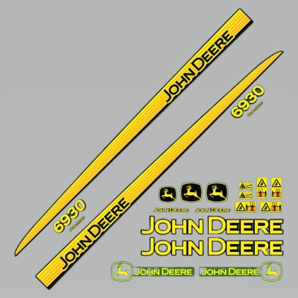 Stickerset John Deere 6930