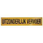 Bord "Uitzonderlijk vervoer"