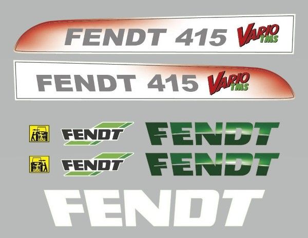 Decal Kit Fendt 415 Vario TMS