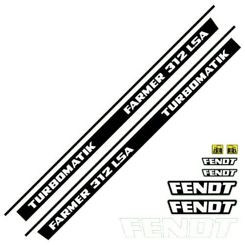 Stickerset Fendt Farmer 312 LSA