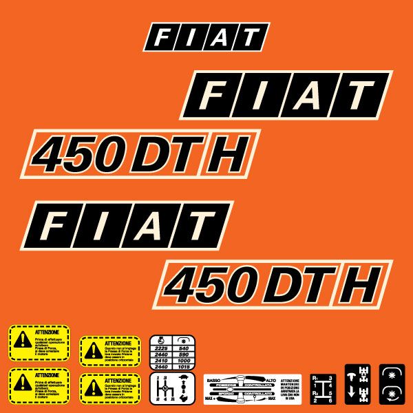 Decal Kit Fiat 450