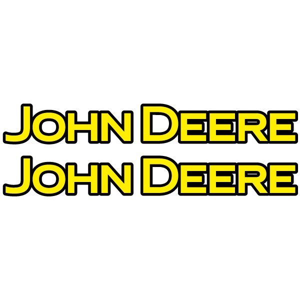 Stickers John Deere 15cm