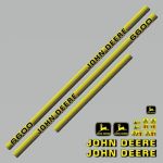 Stickerset John Deere 6600