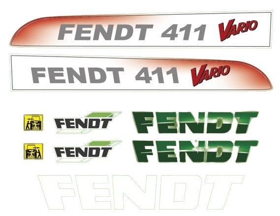 Stickerset Fendt Vario 411