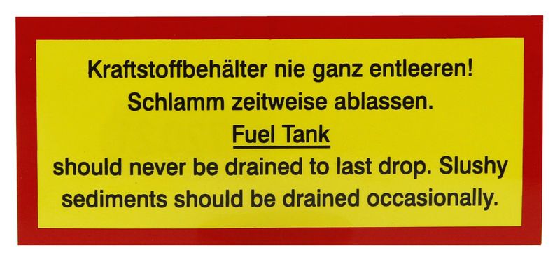 Decal tank