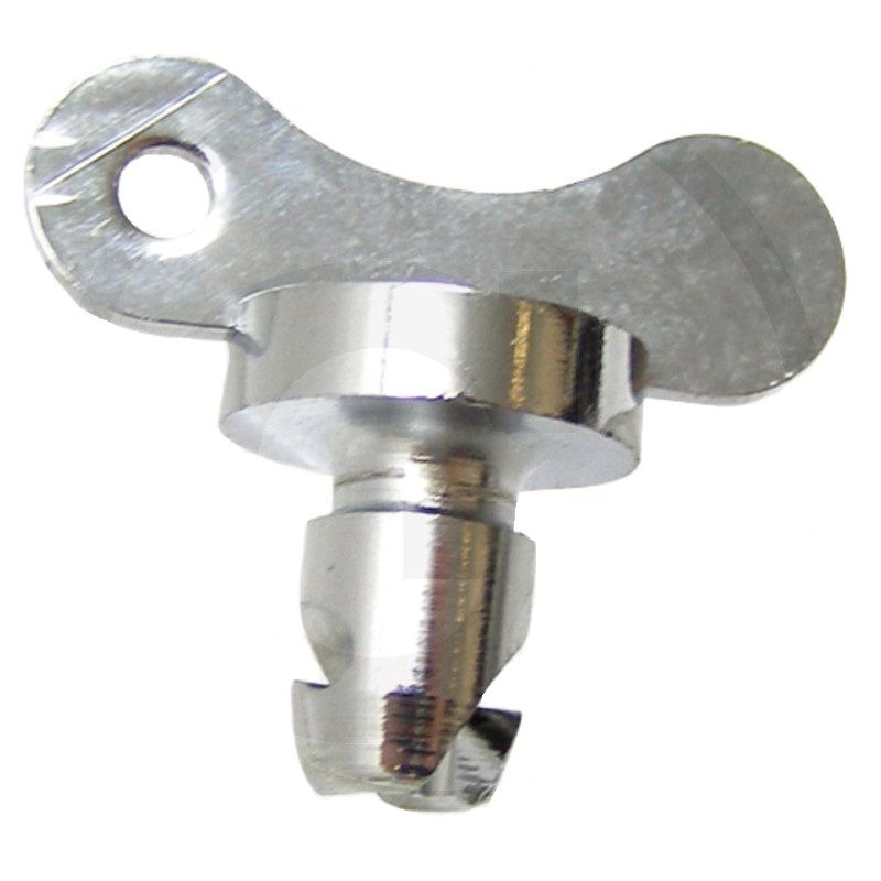 Radiator grille pin