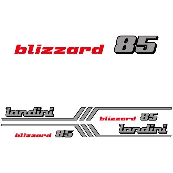 Decal Kit Landini blizzard 85
