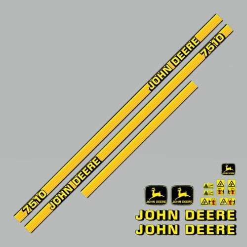 Stickerset John Deere 7510