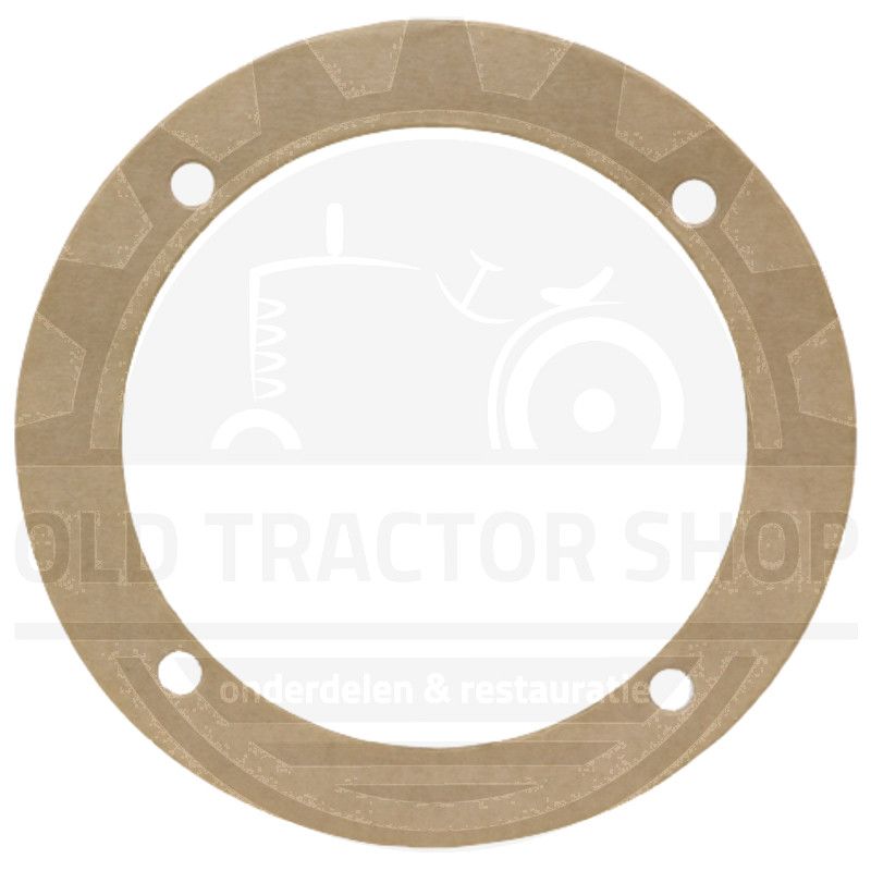 Bearing flange gasket, rear