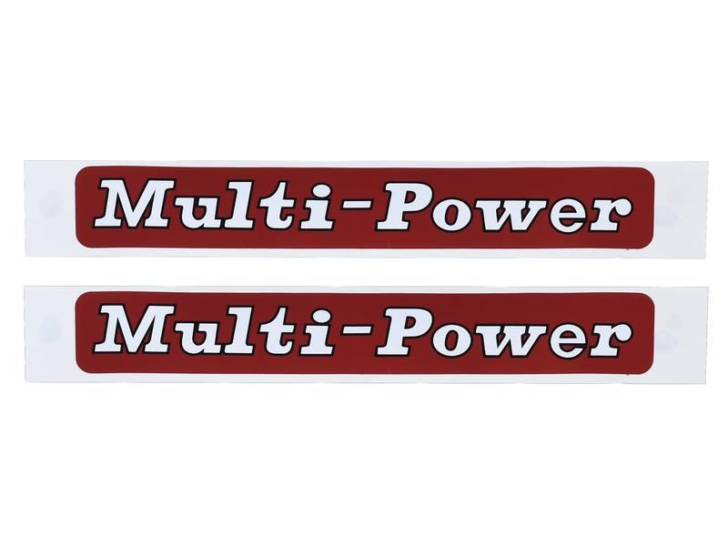 Decal multipower rood