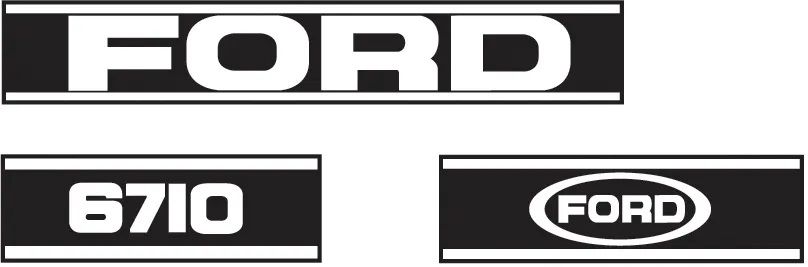 Decal kit Ford 6710 Gen 1