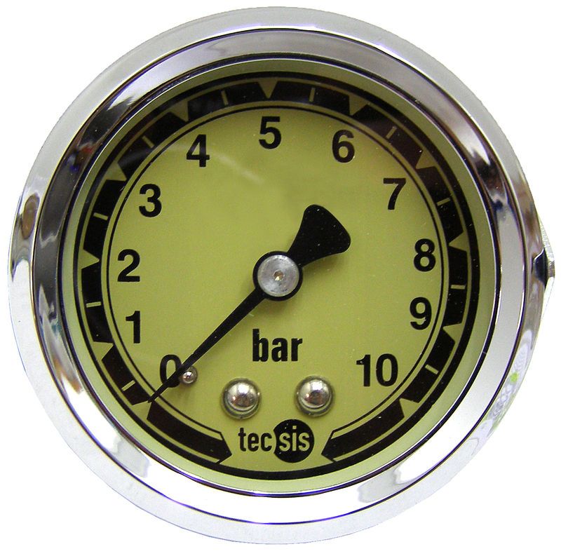 Compressed air pressure gauge