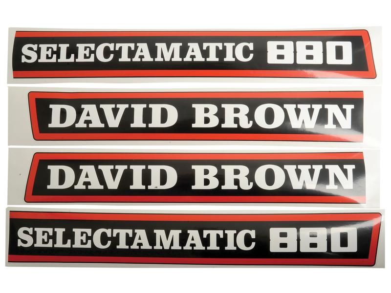 Decal Kit David Brown 880 Selectamatic