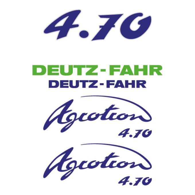 Stickerset Deutz-Fahr Agrotron 4.70