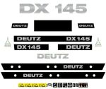Stickerset Deutz DX 145