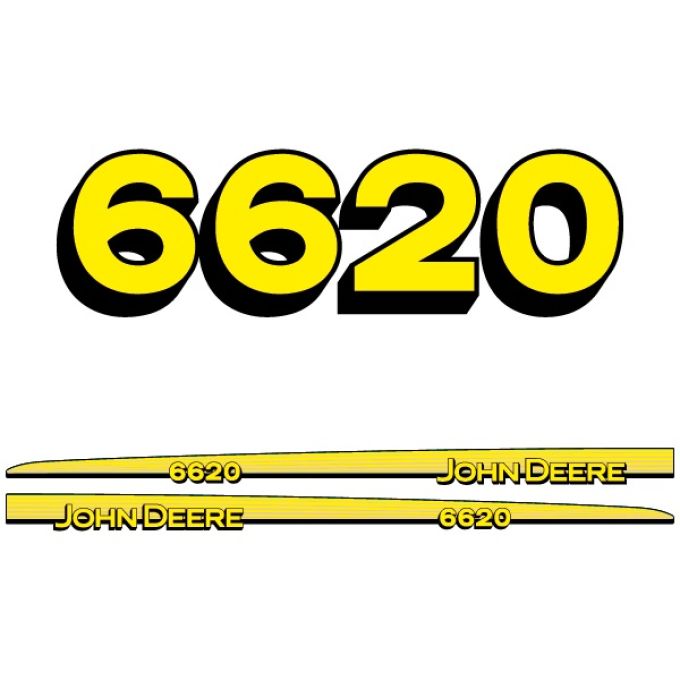 Kit autocollants John Deere 6620