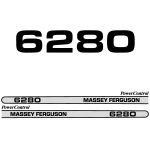 Kit autocollants latéraux Massey Ferguson 6280