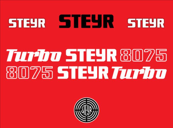 Stickerset Steyr 8075 Turbo