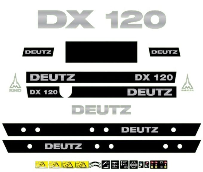 Stickerset Deutz DX 120