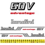 Stickerset Landini Advantage 60 V