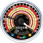 Horotachymètre Ø 115 mm, 25 km/u, 2500 t/min, rechtsdraaiend