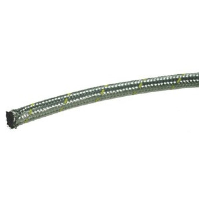 Brandstofslang 4,5mm met metalen omvlechting