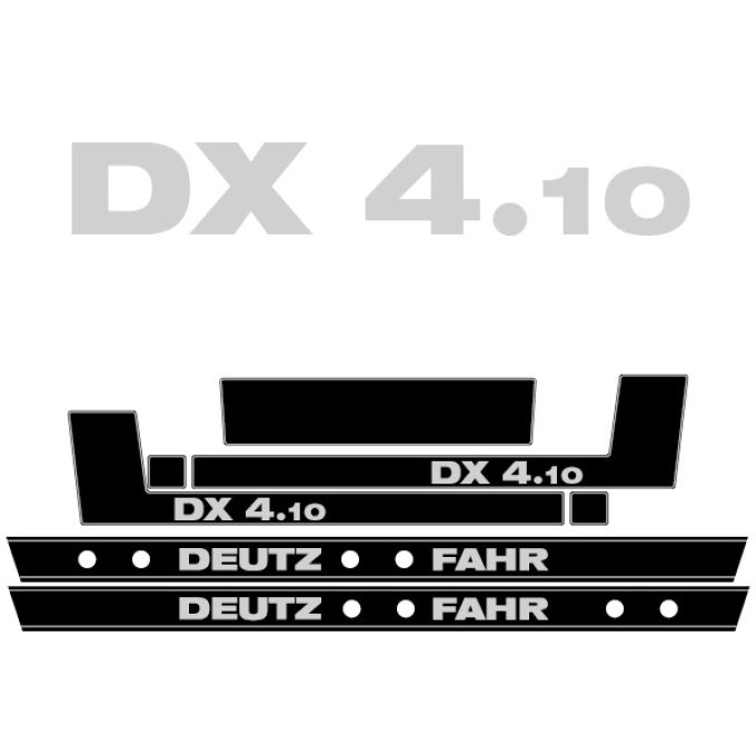 Stickerset Deutz-Fahr DX 4.10