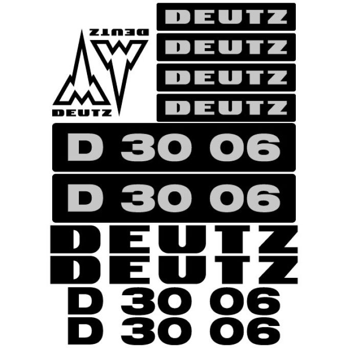 Stickerset Deutz D30-06