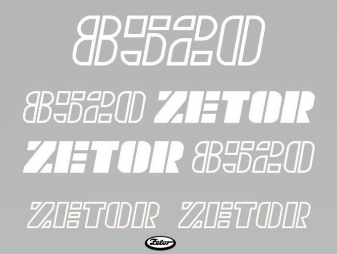 Stickerset Zetor 8520 (1991)
