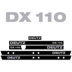 Stickerset Deutz DX 110
